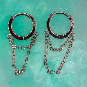 Punk Goth Chain Earrings